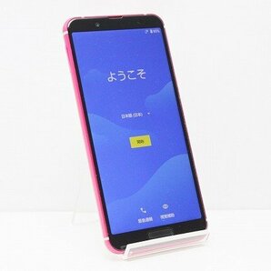 1円スタート docomo SHARP AQUOS sense3 SH-02M Android スマートフォン 残債なし 64GB ピンクの画像1