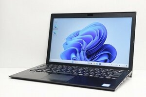 1円スタート ノートパソコン Windows11 VAIO Pro PG VJPG11C12N 第8世代 Core i5 SSD256GB メモリ8GB Windows10 フルHD 13.3 カメラ 軽量