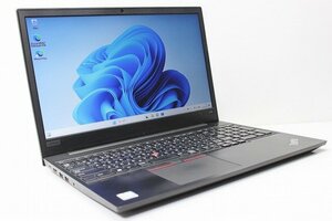 1円スタート ノートパソコン Windows11 Lenovo ThinkPad E580 15.6インチ 第7世代 Core i5 SSD256GB メモリ8GB Windows10 カメラ 10キー