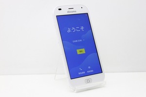 docomo Fujitsu らくらくスマートフォン F-42A Android スマートフォン 赤ロム保証 32GB ホワイト