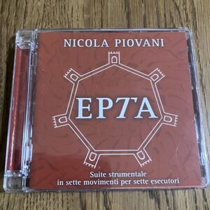 【サントラCD】EPTA Nicola Piovani 二コラ・ピオヴァーニ【未開封・新品】Epta - Suite Struentale In Sette Movimenti Per Sette