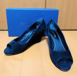 ☆SergioRossi☆セルジオロッシ☆オープントゥ　パンプス☆靴☆ヒール☆