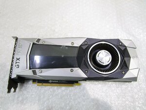 ★Palit GeForce GTX1080Ti Founders Edition 11GB NEB108T019LC-PG611F グラフィックボード ジャンク w31310