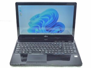 ●【難あり】富士通 FUJITSU LIFEBOOK AH40/X / AMD E1-7010 / 4GBメモリ / 1TB HDD / 15.6型 / Windows11 Home【 中古ノートパソコンITS J