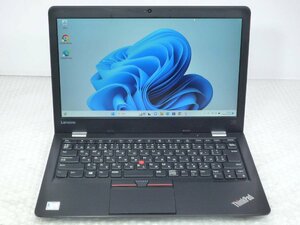 ●LENOVO ThinkPad 13 / Celeron 3865U / 4GBメモリ / 256GB M.2 / 13.3型 / Windows11 Home 【 中古ノートパソコンITS JAPAN 】