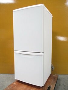 ◎Panasonic パナソニック 2ドア ノンフロン冷凍冷蔵庫 138L NR-B14BW-W ホワイト 2019年製 取説付き 直接引取OK w3282