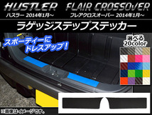 AP ラゲッジステップステッカー カーボン調 ハスラー MR31S/MR41S / フレアクロスオーバー MS31S/MS41S AP-CF856 入数：1セット(2枚)_画像1