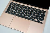 1円〜動作確認済み MacBook Air Retina 13インチ (Late 2020) Apple M1 8コア/8GB/SSD 256GB ゴールド MGND3J/A_画像4