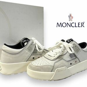 MONCLER PROMYX SPACE モンクレール ローカット 厚底 レザー スウェード スニーカー メンズ シューズ 41 イタリア製 正規品の画像1