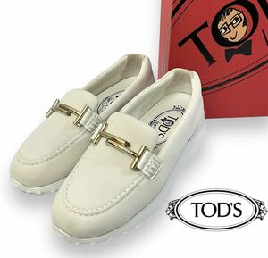 TOD'S x Alber Elbaz HAPPY MOMENTS トッズ x アルベール エルバス ウィメンズ ダブルT モカシン スニーカー シューズ 正規品