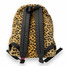 Supreme Leopard Fleece Backpack シュプリーム レオパード フリース ボア バックパック リュック バッグ ヒョウ柄 正規品_画像3