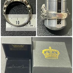 ROYAL ORDER OBSESSION RING w/CRYSTAL ロイヤルオーダー オブセッション シルバー リング クリスタル レッド 指輪 SV925 正規品の画像10