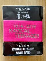 THE ALFEE★2019 春の乱 45周年限定 RADICAL TEENAGER リストバンド_画像1