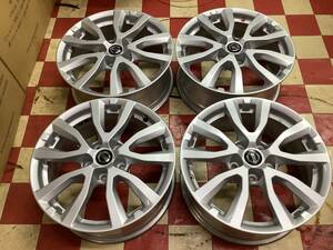 J43送料無料◆日産エクストレイル純正アルミ4本set17×7J+45PCD114.3/5H◆車検・スタッドレス用にも