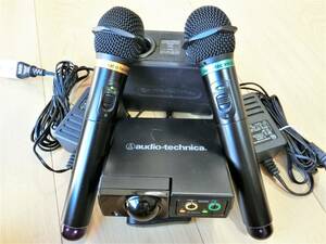 ♪ audio-technica 赤外線ワイヤレスレシ－バ－・AT-CR701／マイク・AT-CLM701TＡ/B／充電器・BC700 のセット ♪