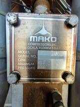 ディーゼル コンプレッサー トレーラ MAKO 5409HBA-DT 米軍 保管品　diesel compressor Air Trailer MAKO 5409HBA-DT army_画像5
