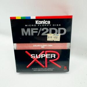 未開封・保管品　Konica MF/2DD　SUPER XR　3.5インチ　5枚入り　フロッピーディスク　318-1