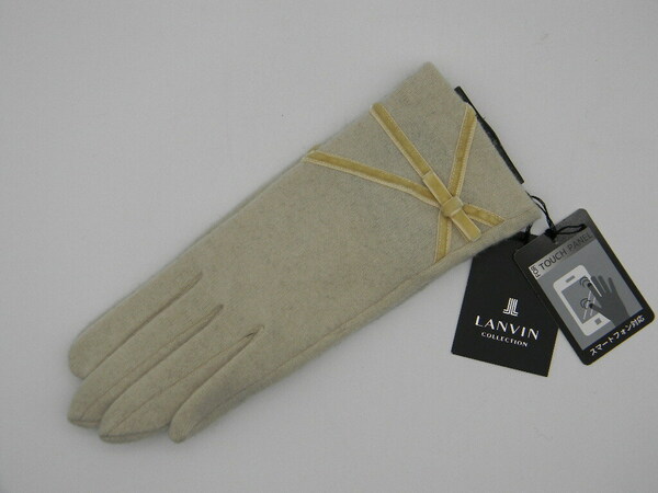 ◆ LANVIN ランバン ◆ 手袋 リボン