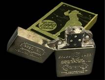 AZ-633 ZIPPO ジッポー 限定 LIMITED EDITION No.0326 未使用 ORIGINAL 1932 REPLICA USA アールヌーボー ライター An American classic _画像4