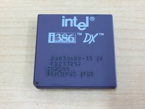 B2792)Intel i386 DX A80386DX-33 SX544 現状品