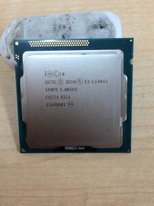 B2719)Intel Xeon E3 1240v2 3.4GHz 3.80GHz SR0P5 LGA1155 中古動作品