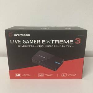 ◆未使用品！AVerMedia LIVE GAMER EXTREME 3 4K録画対応キャプチャーユニット GC551G2 DV862 usb3.2 gen 1 Windows 10/11 (64bit版)