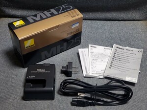 中古美品★Nikon MH-25 バッテリーチャージャー★ニコン 充電器 一眼レフカメラ 