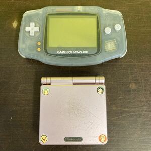 Nintendo 任天堂 ニンテンドー GAMEBOY ADVANCE SP AGD-001 パールピンク / ゲームボーイアドバンス AGB-001 本体のみまとめて2台