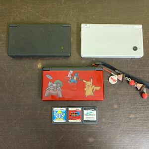 Nintendo 任天堂 ニンテンドーゲー厶機 まとめて3台 DS Lite 1台 / DSi 2台 / ソフト3点 カービィ マリオVSドンキーコングなど