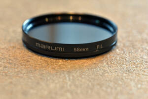 MARUMI　レンズフィルター　58ｍｍ PL ケース