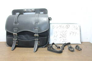  Degner одиночный сумка ⑤ W400 H250 D120 боковая сумка подседельная сумка частота имеется мотоцикл touring кожа 