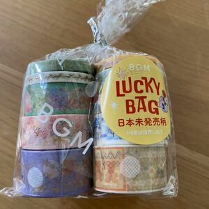 BGM LUCKYBAG 日本未発売柄 マスキングテープ