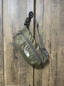 即決 美品 THE NORTH FACE ORION ノースフェイス オリオン ウエストバッグ ボディーバッグ ポーチ NM71902 カーキ 緑