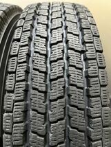 155/80R14 88/86N LT YOKOHAMA/ice GUARD iG91 22年製 トヨタ プロボックス 純正 スチール 14インチ 5J ＋39 100 4H スタッドレス 4本_画像9