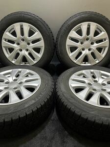 215/60R16 YOKOHAMA/ice GUARD iG60 19年製 ホンダ ヴェゼル 純正 OP モデューロ 16インチ 7J ＋55 114.3 5H スタッドレス 4本 (南3-F68)