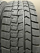 215/60R17 DUNLOP/WINTER MAXX WM02 19年製 VIOLENTO 17インチ 7J ＋48 114.3 5H スタッドレス 4本 エスティマ C-HR (南7-F134)_画像7