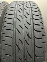 155/65R14 BRIDGESTONE/NEXTRY 19年製 ホンダ N-BOX JF1系 純正 スチール 14インチ 4.5J ＋40 100 4H 夏タイヤ 4本 (南1-F175)_画像7