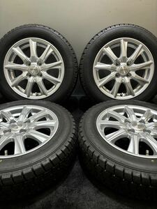 165/65R14 GOODYEAR/ICE NAVI7 22年製 DUFACT 14インチ 5J ＋39 100 4H スタッドレス 4本 タンク ルーミー パッソ (南1-F243)