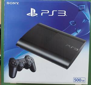 【PS3 本体】PlayStation3 チャコール・ブラック 500GB (CECH4300C)【801-105】送料別