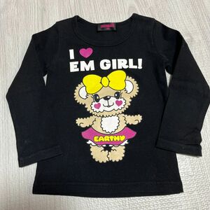 アースマジック美品　100 長袖Tシャツ　ロンT