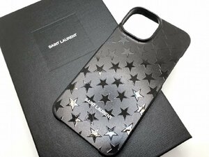 キングラム[05]SAINT LAURENT[サンローラン]agood company スマートフォン iPhone ケース カバー ブラック スター×ロゴ【送料無料】9157