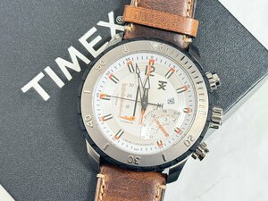 キングラム[27]TIMEX タイメックス T3C320 クォーツメンズ腕時計★稼働★箱 替えベルト 冊子★【送料無料】