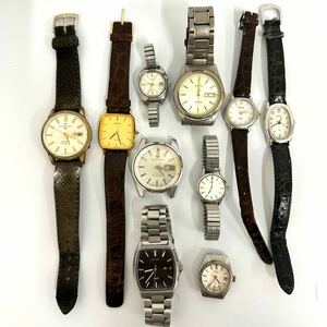 SEIKO セイコー おまとめ10本出品 スポーツマチック稼働品2個 ドルチェ他8本ジャンク