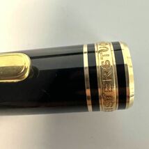 【F0303】MONTBLANC モンブラン 万年筆 14K 585 マイスターシュテュック 筆記用具 試し書き等未確認 ケース有り_画像7