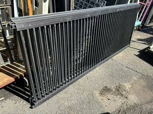  aluminium sash fence height approximately 74cm width approximately 197.5cm 4 pieces set pickup possibility Gifu 