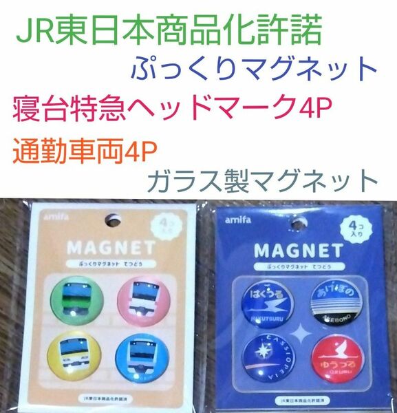 JR東日本商品化許諾［ぷっくりマグネット］２種類