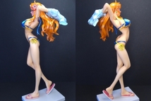 ナミ NAMI カスタムリペイント 短期出品 瞳修正 GRANDLINE GIRLS ON VACATION NAMI BレアカラーPink ver. ONE PIECE Figure ワンピース_画像4