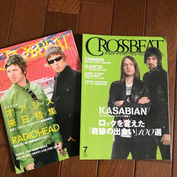 音楽雑誌　CROSSBEAT２冊セットオアシス　KASABIAN