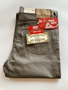 日本製 復刻 Levis 513-1129 White LEVIS 検：ビンテージ Big E ピケ アイビー 50s 60s 