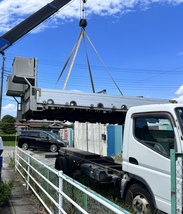 2トン、3トン　トラック　荷台　アルミアオリ　本所ボディー　強化ボディー　神奈川県から　まだまだ使えます。_画像5
